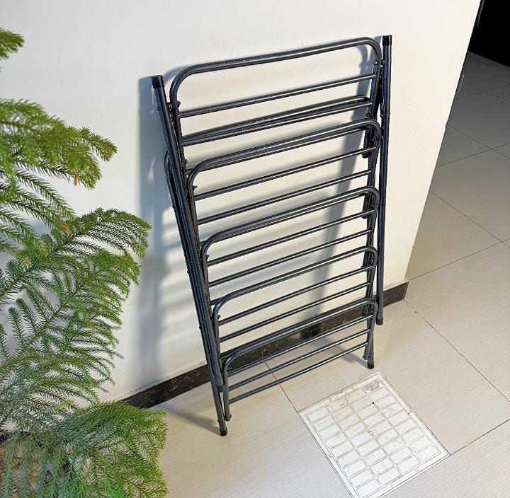 Premium Foldable Metal Shoe Rack Stand – Space-Saving Organizer