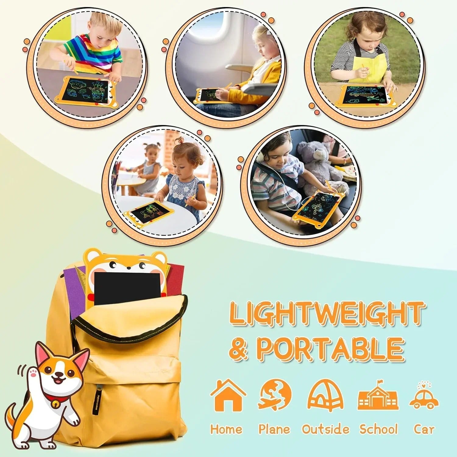 بچوں کے لیے LCD رائٹنگ ٹیبلٹ – ڈیجیٹل ڈرائنگ پیڈ