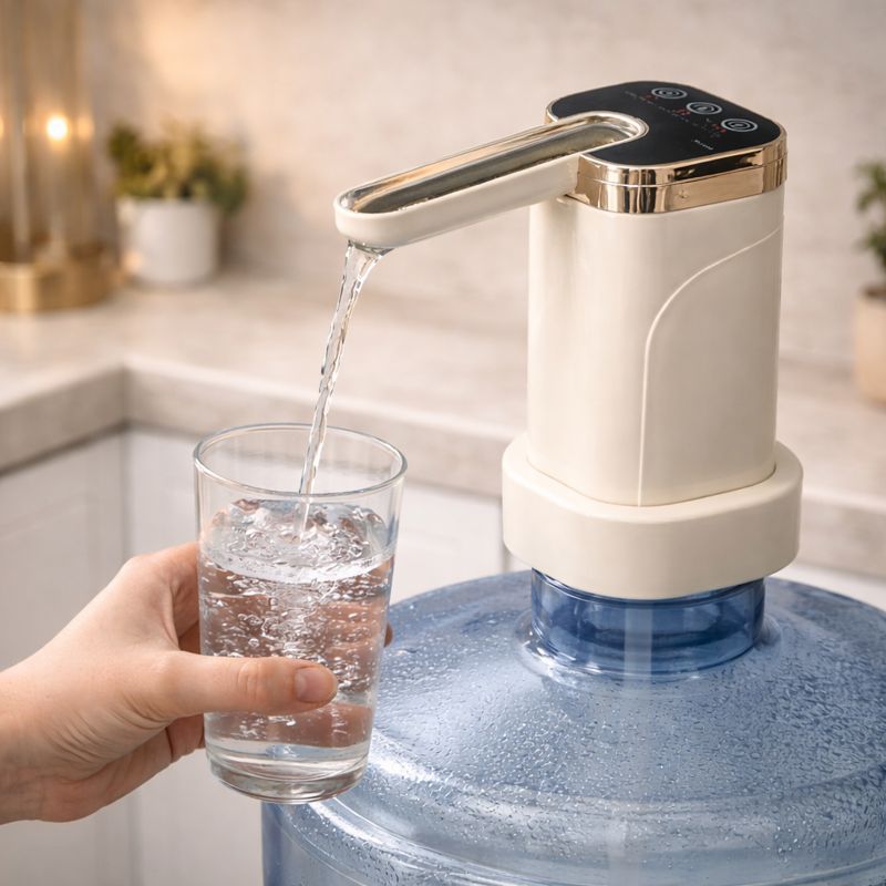 Foldable Rechargeable Water Pump – Smart Drinking Solution