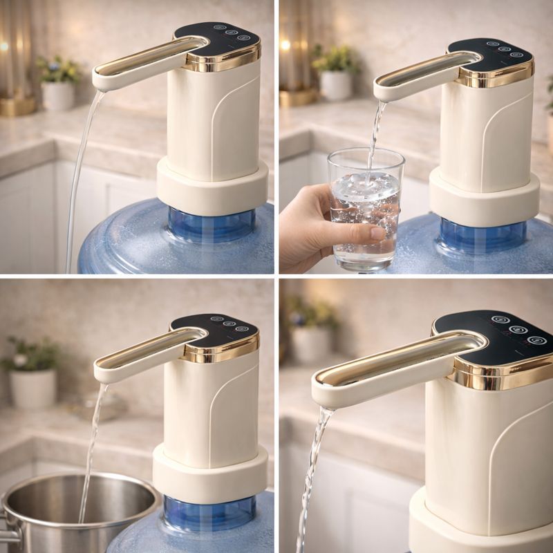 Foldable Rechargeable Water Pump – Smart Drinking Solution