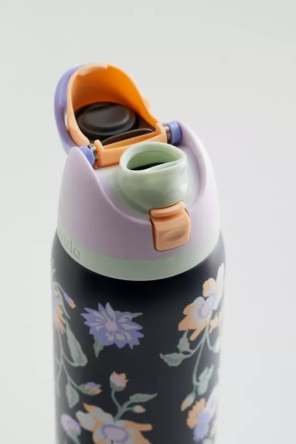 Owala FreeSip 32oz Water Bottle – Midnight Garden Floral MJ