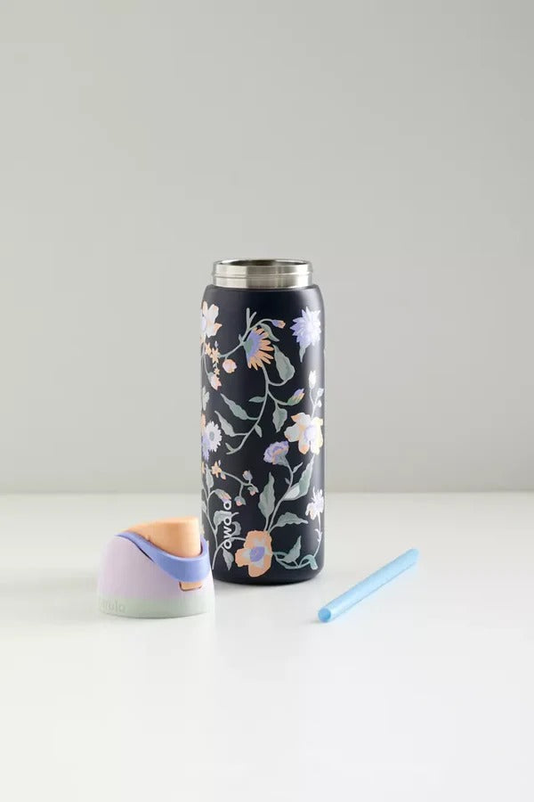 Owala FreeSip 32oz Water Bottle – Midnight Garden Floral