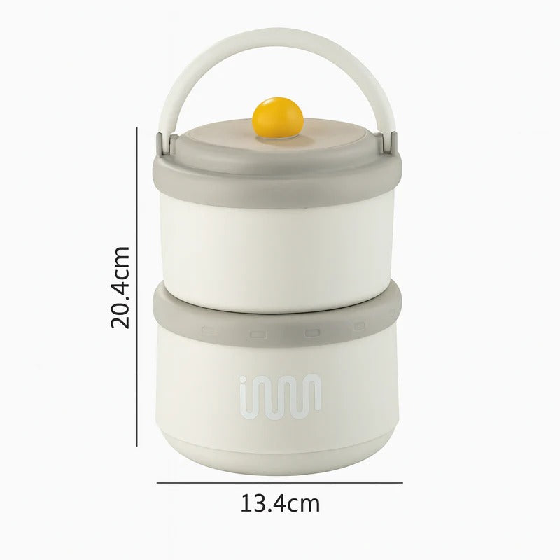 Insulated Stainless Steel Lunch Box – Thermal Food Jar MJ