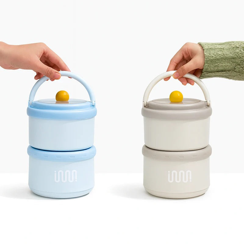 Insulated Stainless Steel Lunch Box – Thermal Food Jar MJ