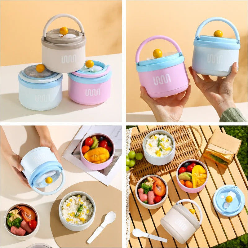 Insulated Stainless Steel Lunch Box – Thermal Food Jar MJ