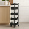 5-Tier Slim Utility Trolley – Premium Rolling Organizer Cart MJ