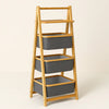 Bamboo Laundry Hamper – Natural Wood Organizer with Shelf