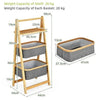 Bamboo Laundry Hamper – Natural Wood Organizer with Shelf