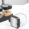 3-in-1 Glass Seasoning Box Set – Premium Spice Organizer with Serving Spoons Trenducts.pk