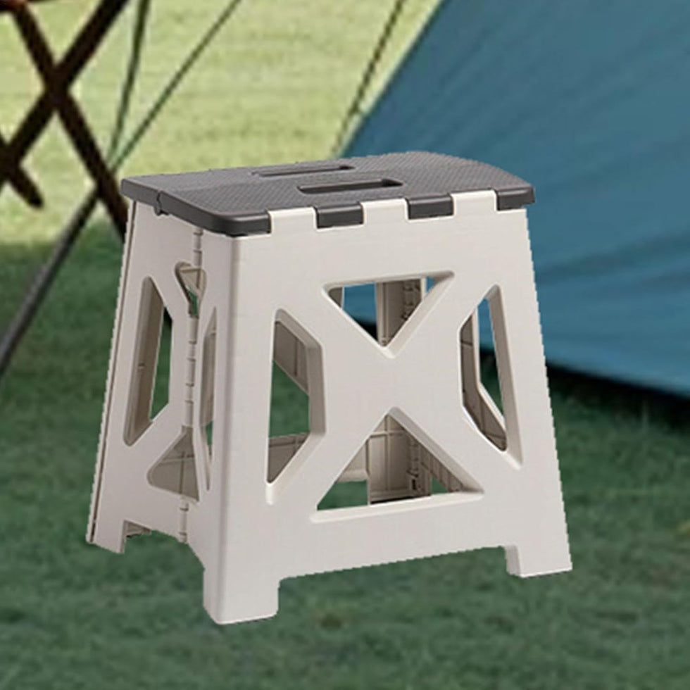 Heavy-Duty Folding Step Stool – Portable & Compact Multi-Purpose Stool