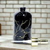 Glossy Black Marble Soap Dispenser – Polished Resin Liquid Pump GH