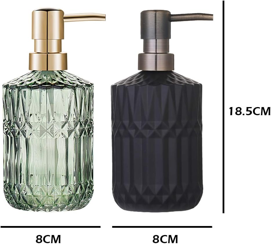 Luxury Ribbed Design Soap Dispenser(Random Colours)