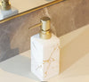 Square White Marble Soap Dispenser