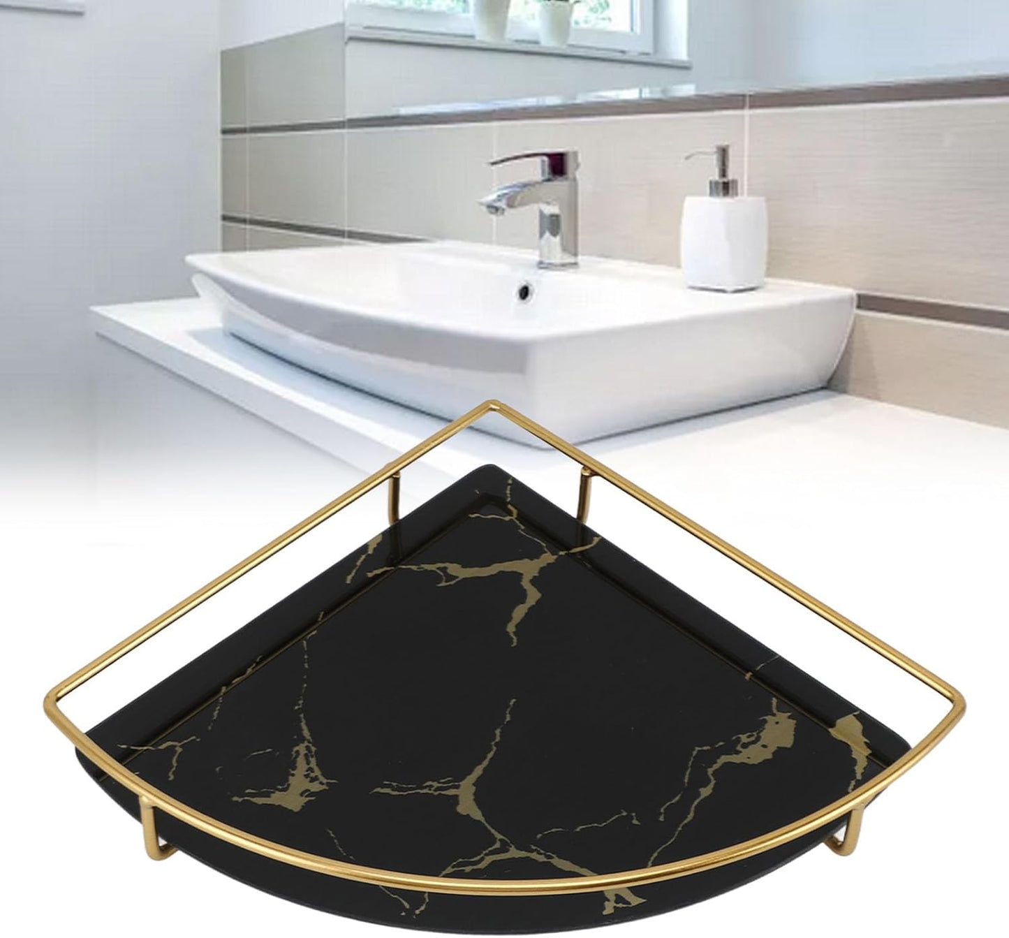 Bathroom Corner Marble Shelf GH