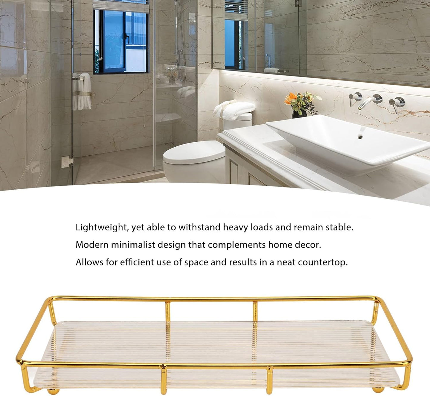 Luxury Bathroom Vanity Tray GH
