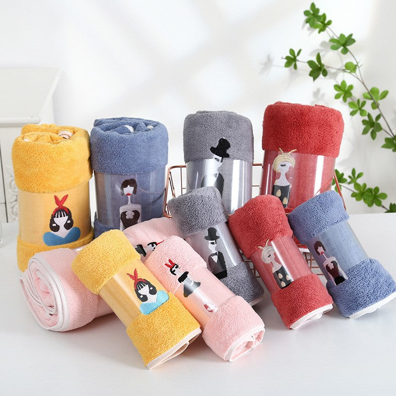 Rolled pastel striped towels in blue, pink, and green by Textile Boutique - Trenducts Pakistan