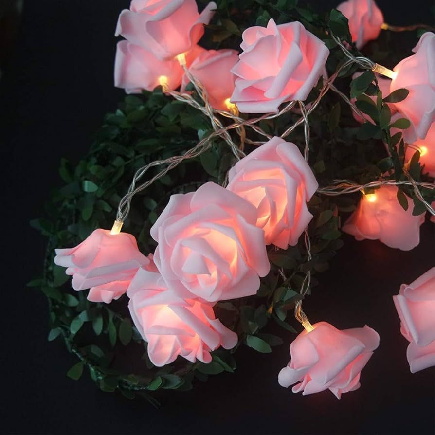 Pvc Light Rope Flowers Rose PVC LED String Lights Price in Pakistan - Trenducts – Trenducts.pk