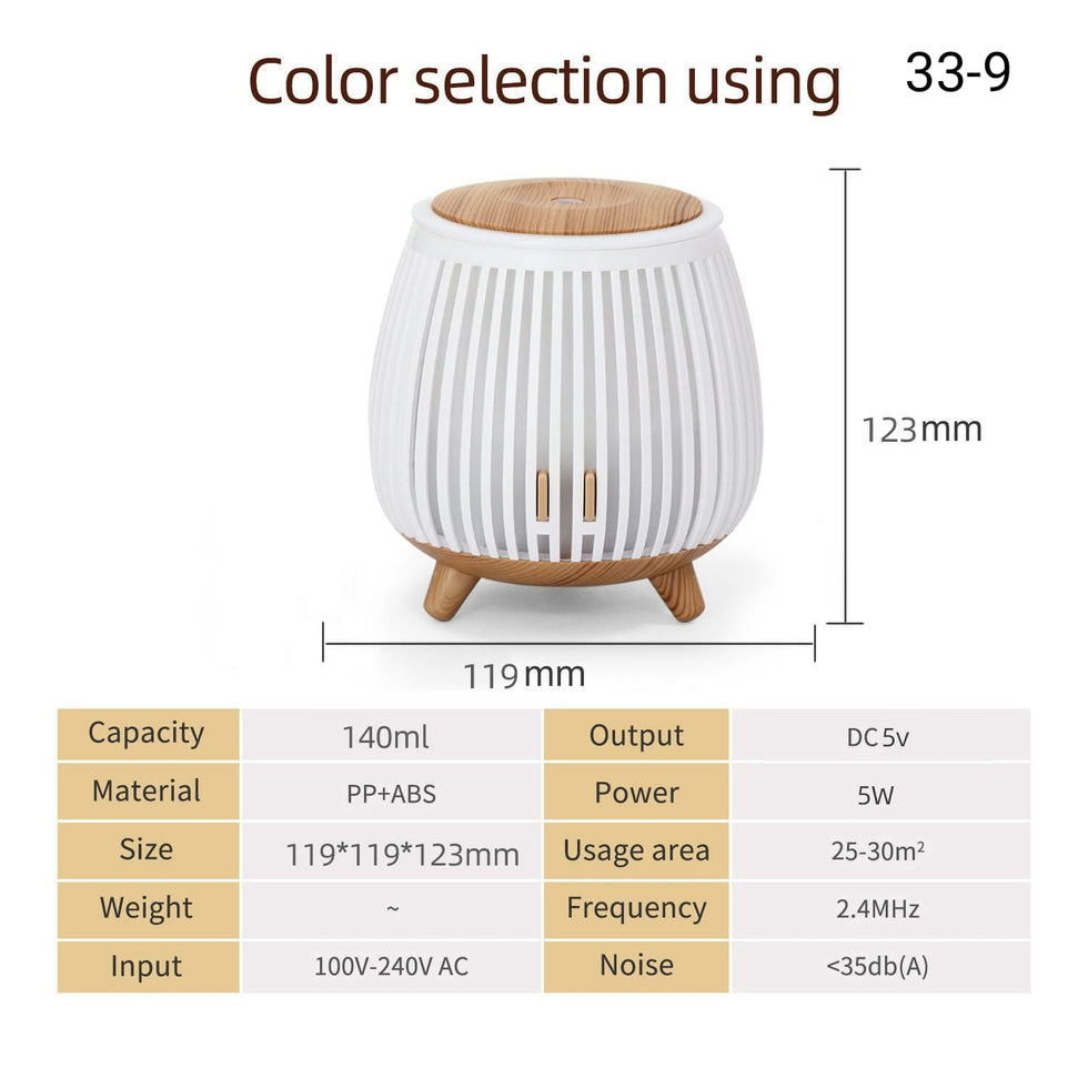 Nordic Haven - Minimalist Wood Style Aroma Diffuser
