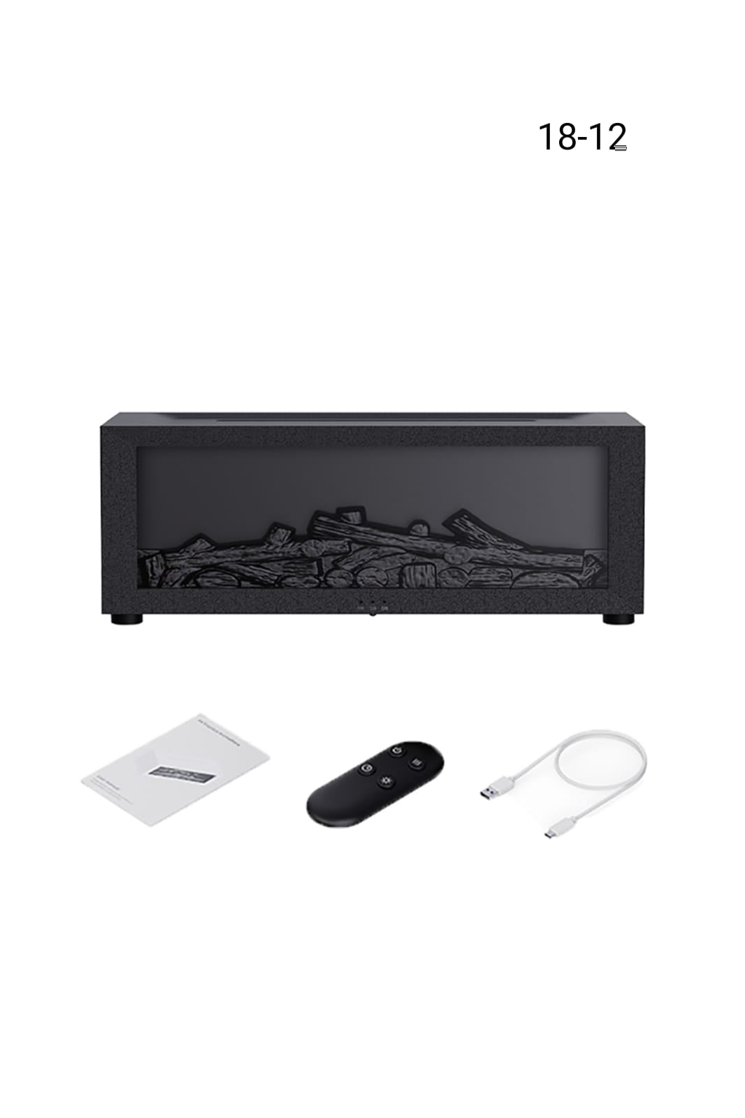 The Hearthstone: 3D LED Fireplace Flame Diffuser ZZ