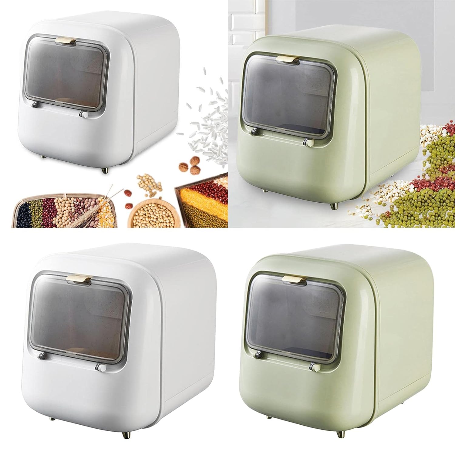10kg Airtight Rice Storage Container & Grain Bin GH