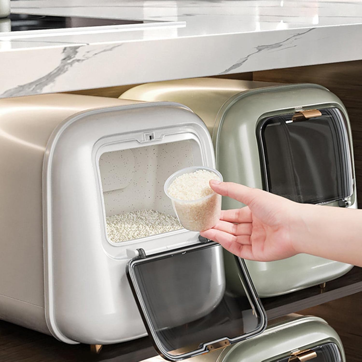 10kg Airtight Rice Storage Container & Grain Bin GH