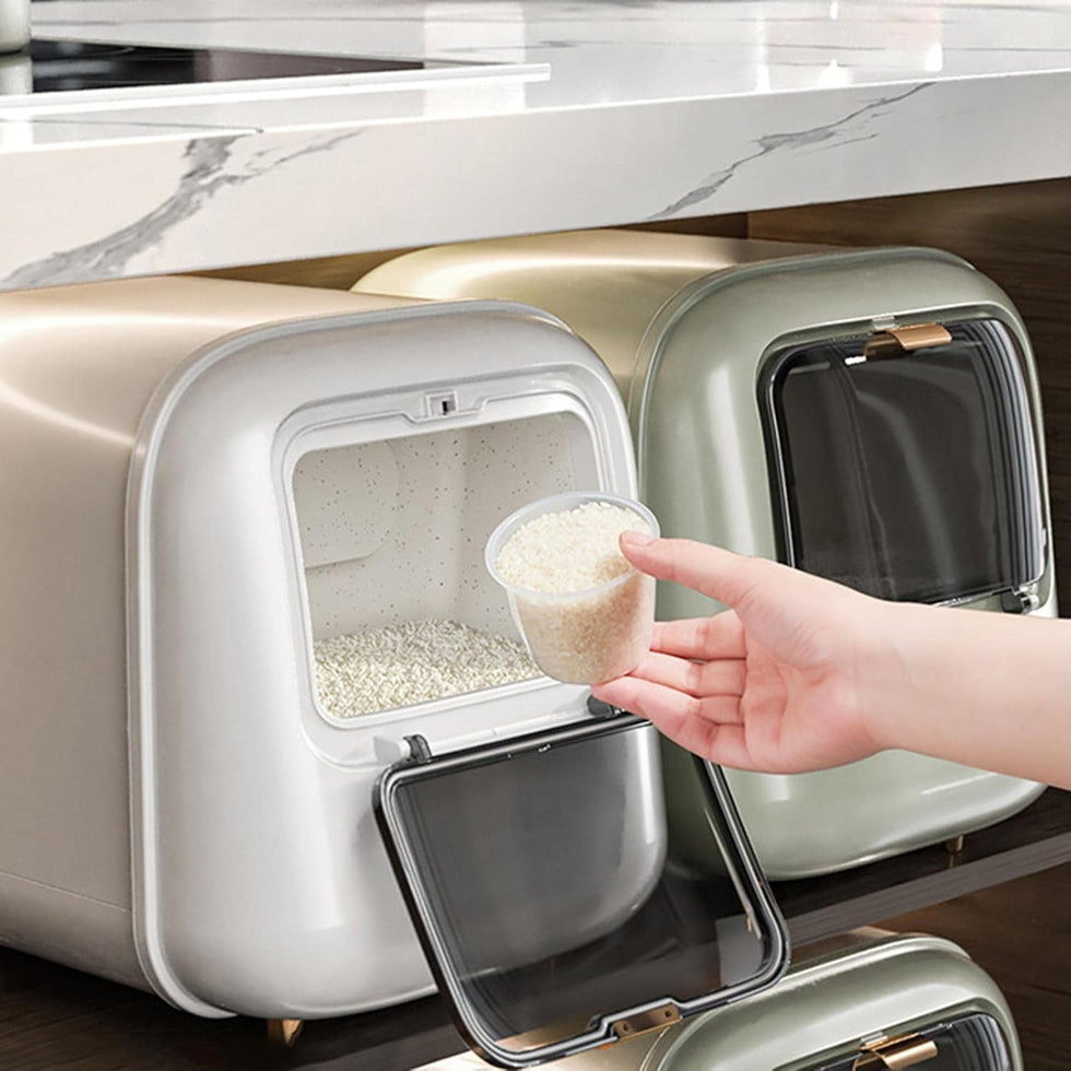 10kg Airtight Rice Storage Container & Grain Bin GH