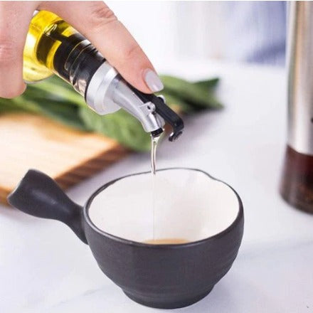Leak-Proof Marble Design Oil Bottle & Vinegar Cruet