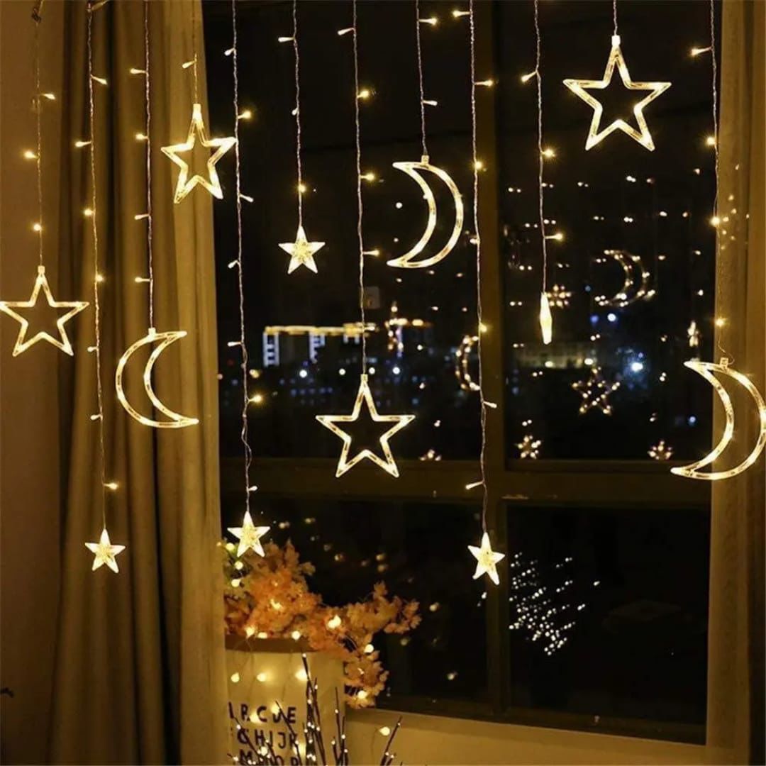 LED Curtain Lights – Fairy String Lights for Window & Wall Decor