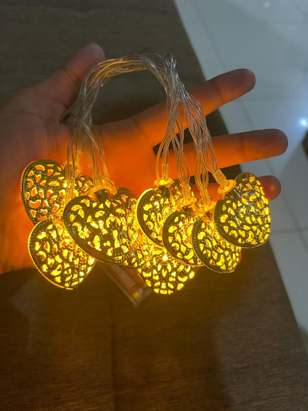 Heart String Lights - Romantic LED Fairy Glow