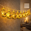 "Trenducts LED string lights with warm golden moon and mosque motifs for Ramadan home decor."

"Traditional lantern-shaped fairy lights for festive Eid-ul-Fitr home ambiance in Pakista
