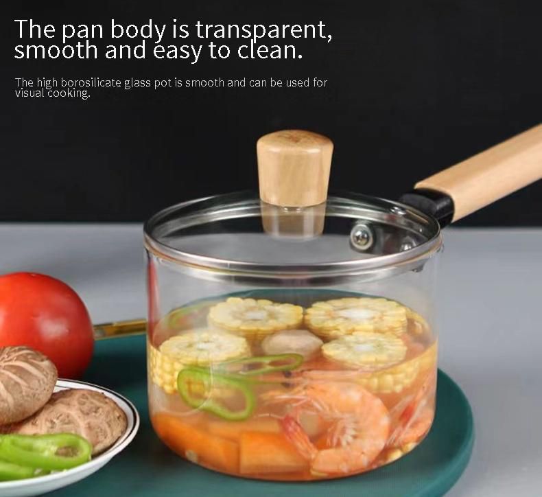 High Borosilicate Glass Stew Pot