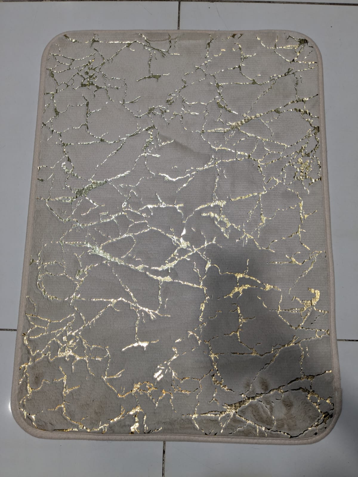 Grand Entrance Gold-Foil Marble Entryway Mat MAT