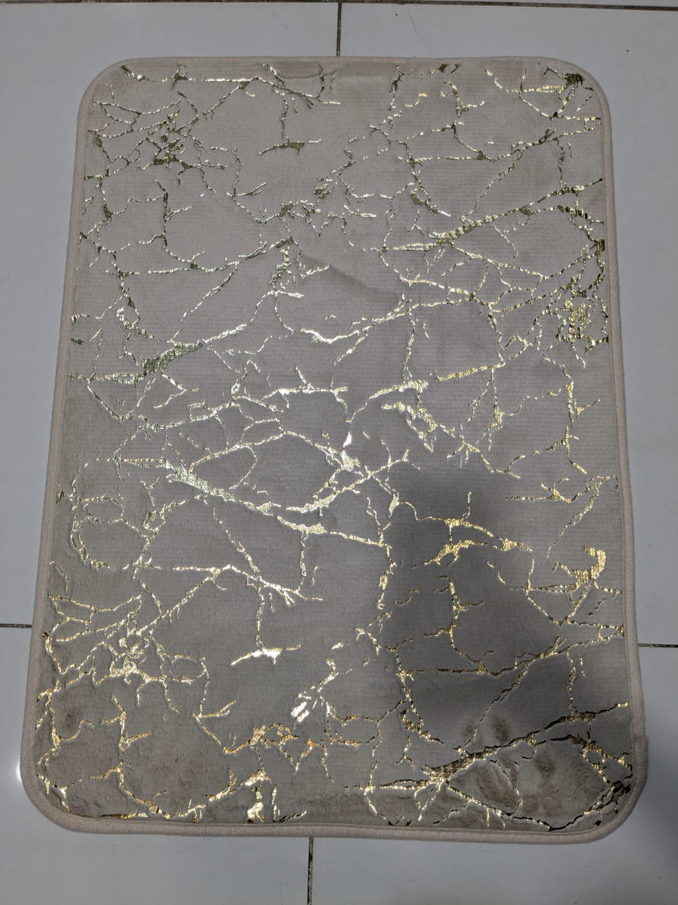 Grand Entrance Gold-Foil Marble Entryway Mat MAT