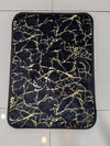 Gold & Black Foil Marble Entryway Mat MAT