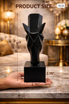 Polygon Power Royal Geometric Horse Head Sculpture