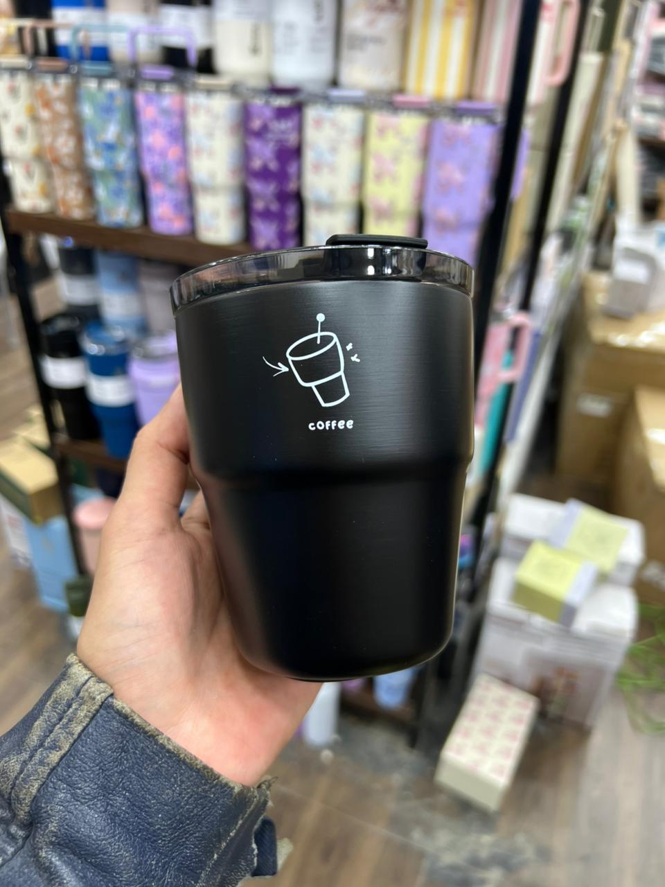 Sleek Korean Style Insulated Mug (Random Color)