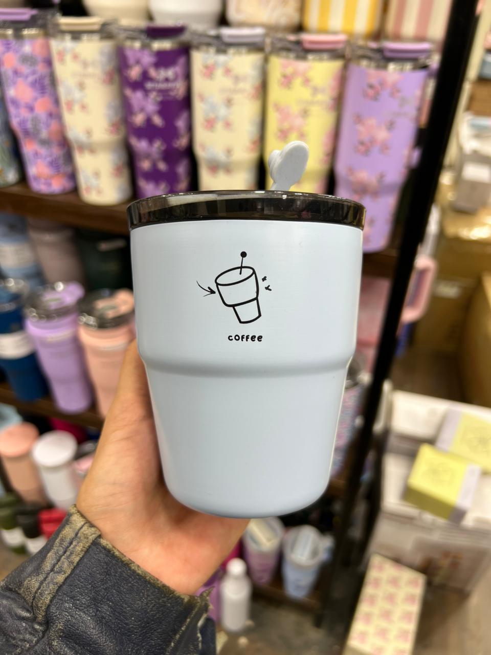 Sleek Korean Style Insulated Mug (Random Color)