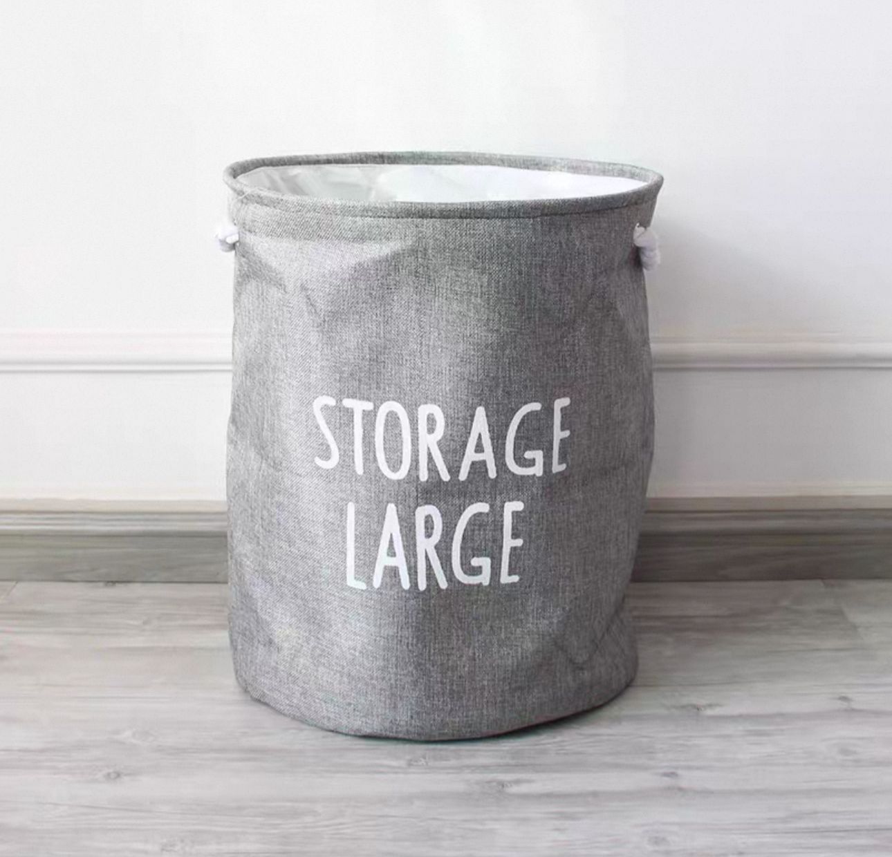 Foldable Laundry Basket - Waterproof Cotton & Linen Blend (each)