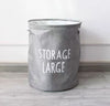 Foldable Laundry Basket - Waterproof Cotton & Linen Blend (each)