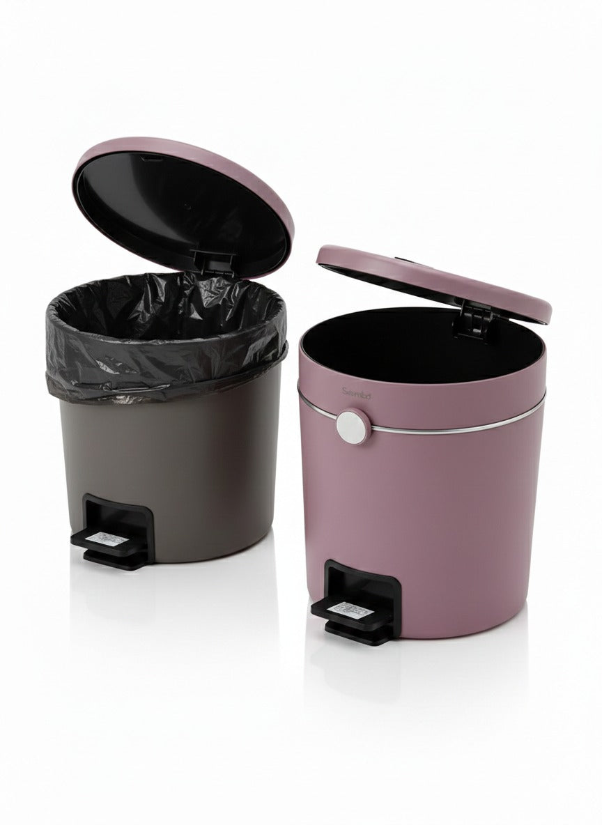 SUREMIAO Soft-Close Hydraulic Dustbin – 8L & 10L Capacity