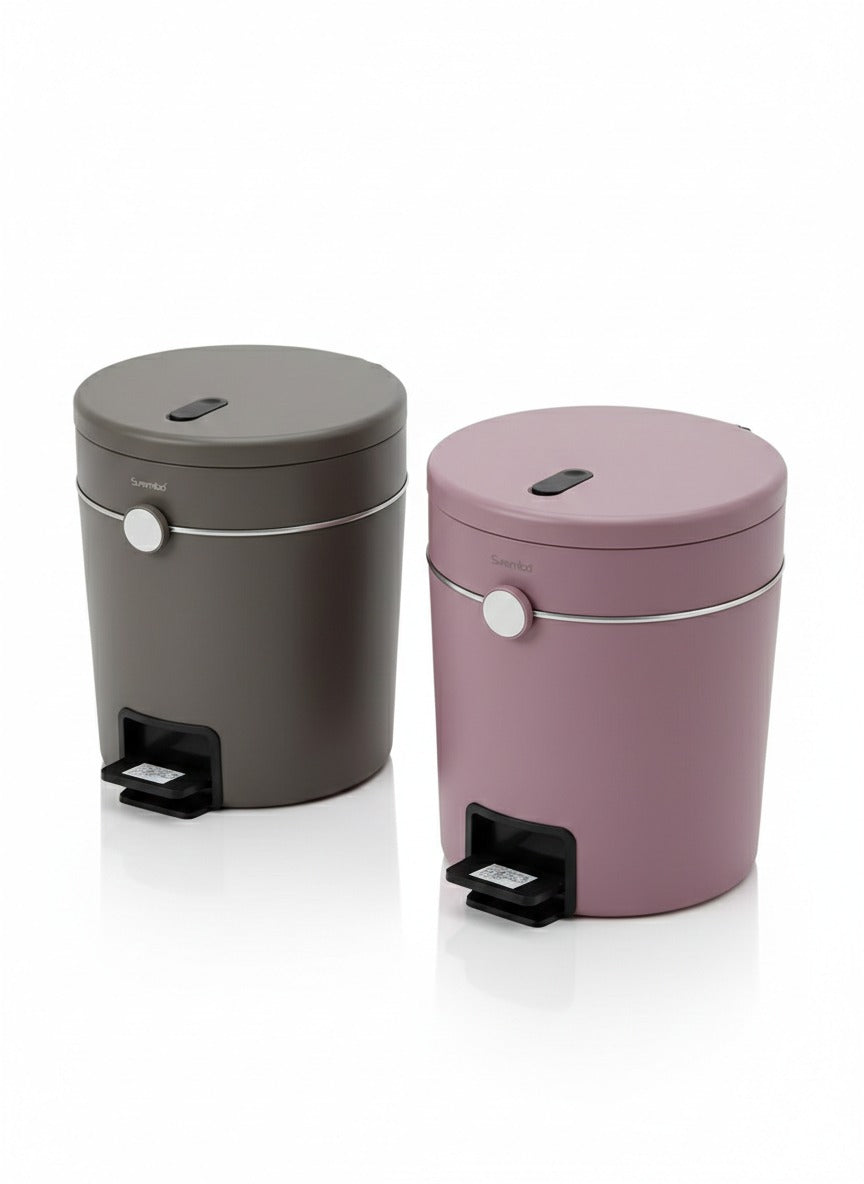 SUREMIAO Soft-Close Hydraulic Dustbin – 8L & 10L Capacity
