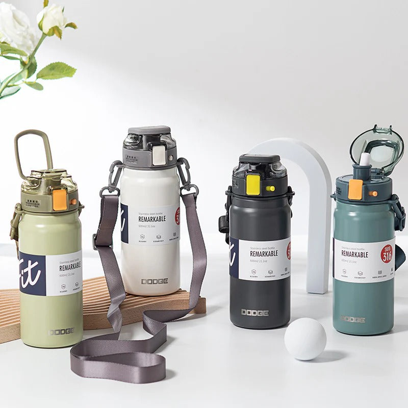 Dodge 600ml Sports Thermos &  Durable Insulated Bottle