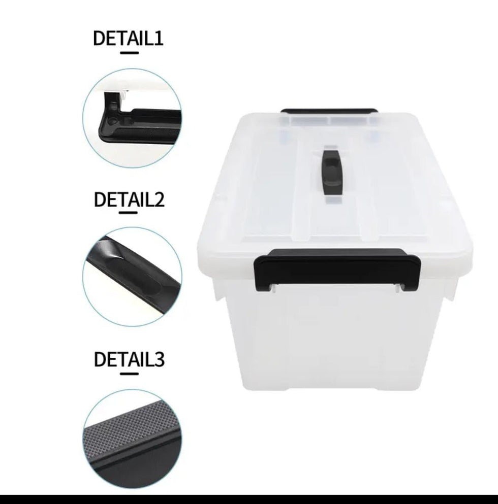 Premium Heavy-Duty Storage Box with Handle