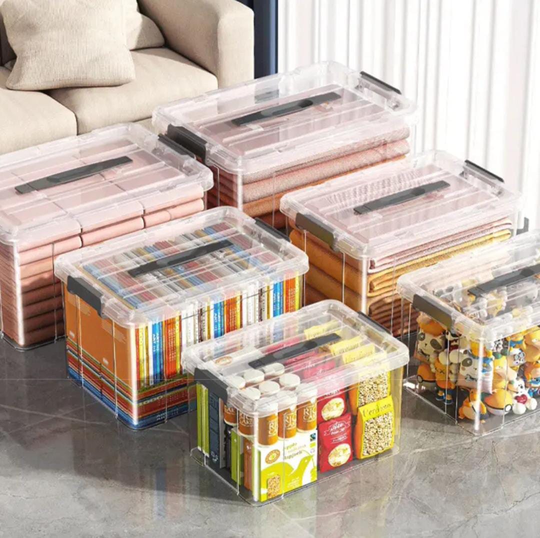 Premium Heavy-Duty Storage Box with Handle