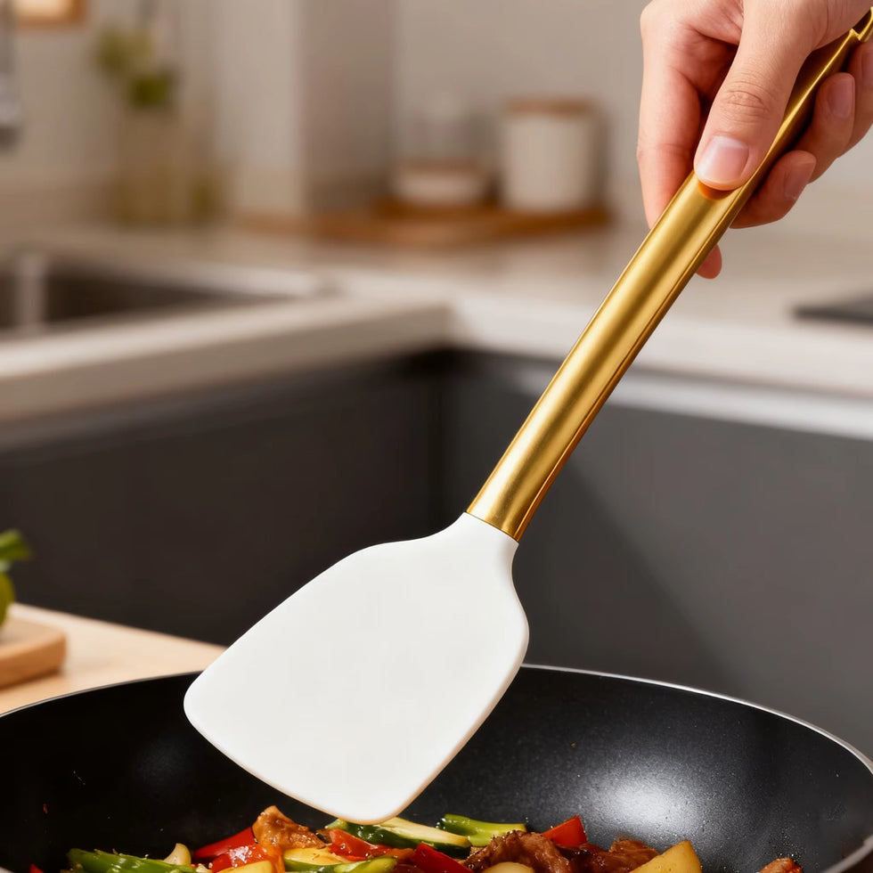 15-Piece Premium Silicone Cooking Utensil Set – Food-Grade Heat Resistant Tool Kit