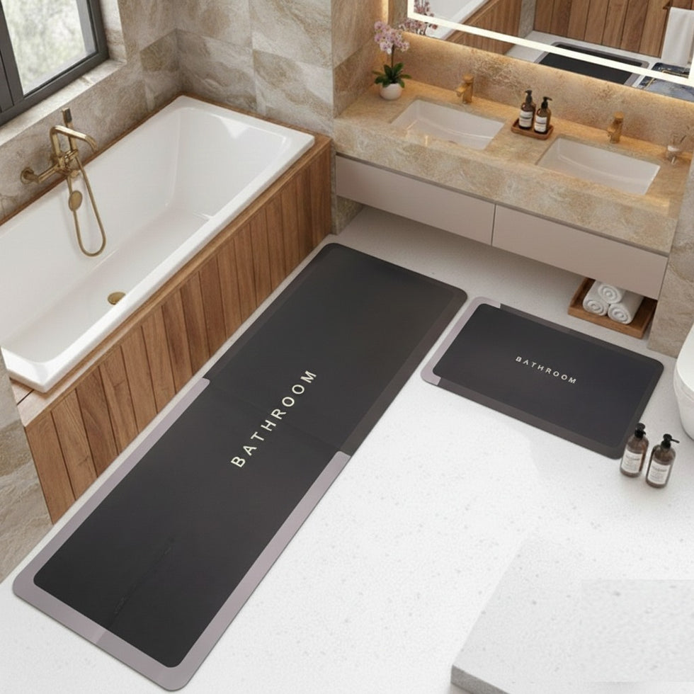 Premium 2-Piece Anti-Slip Runner Set – Large Waterproof Nappa Fabric Mats