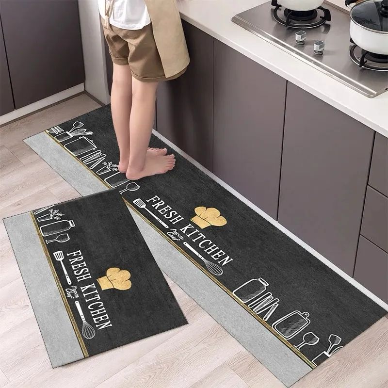 Premium 2-Piece Anti-Slip Runner Set – Large Waterproof Nappa Fabric Mats