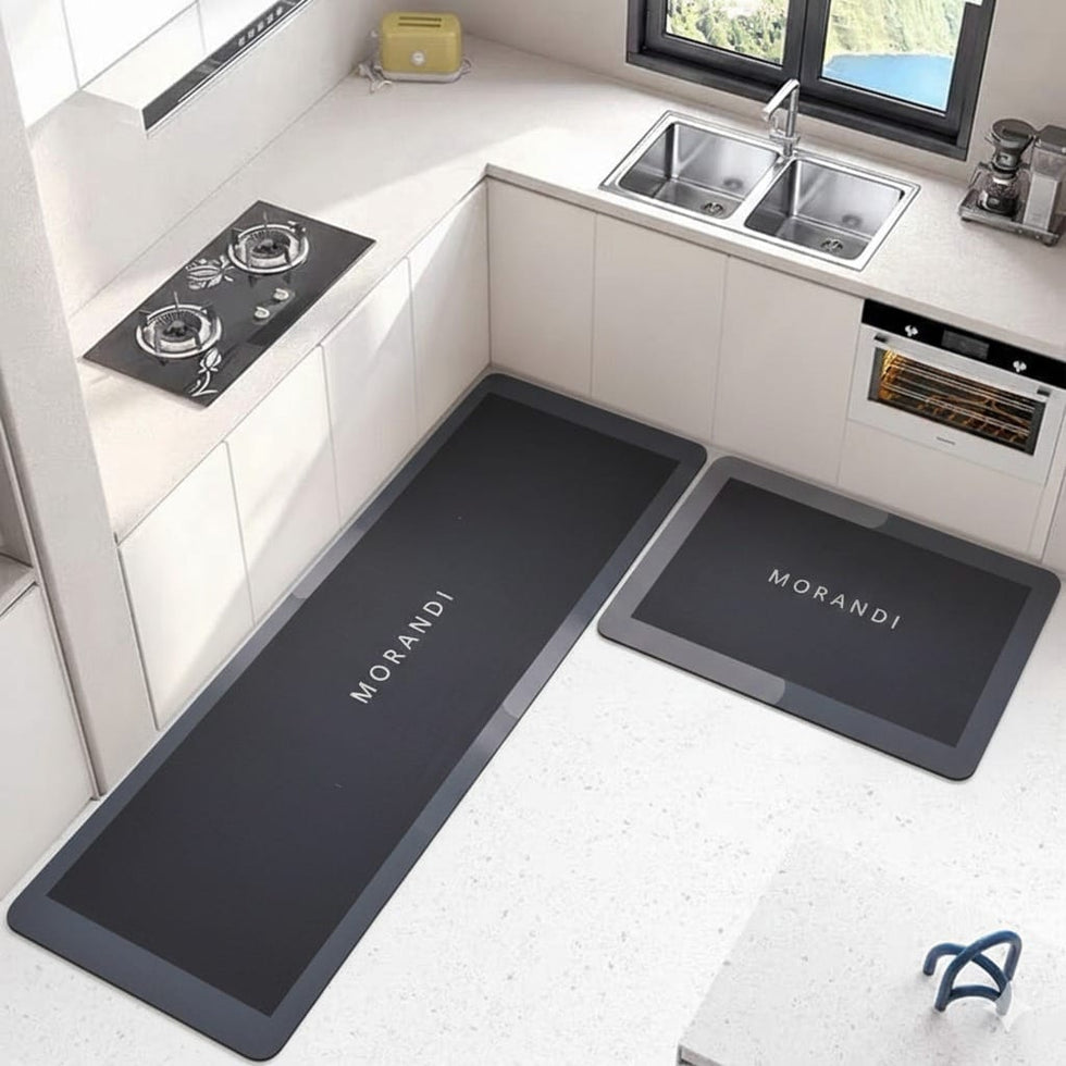 Premium 2-Piece Anti-Slip Runner Set – Large Waterproof Nappa Fabric Mats