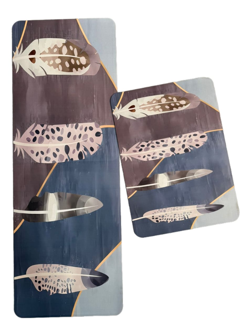 Premium 2-Piece Anti-Slip Runner Set – Large Waterproof Nappa Fabric Mats