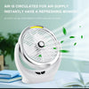 Rechargeable Desktop Fan with COB Light – Portable Cooling Gear